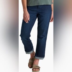 Kuhl Women's Boyfriend Jeans in Dark Indigo Blue
